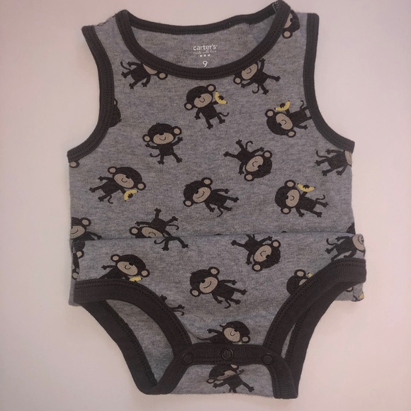 Carter's Other - Carter's BANANA MONKEY ONESIE - 9 Months